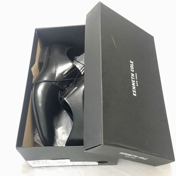 Kenneth Cole | Mix-Er Black Oxford Dress Shoes - Picture 2 of 7